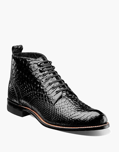 Madison Anaconda Plain Toe Boot - 001