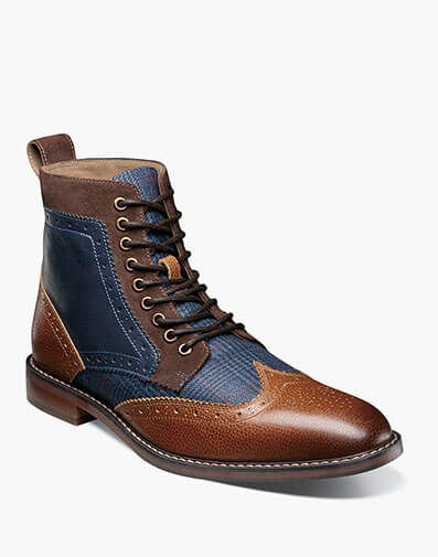 Finnegan Wingtip Lace Up Boot - 470