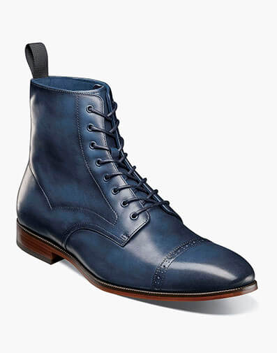 Henry Cap Toe Lace Up Boot - 410