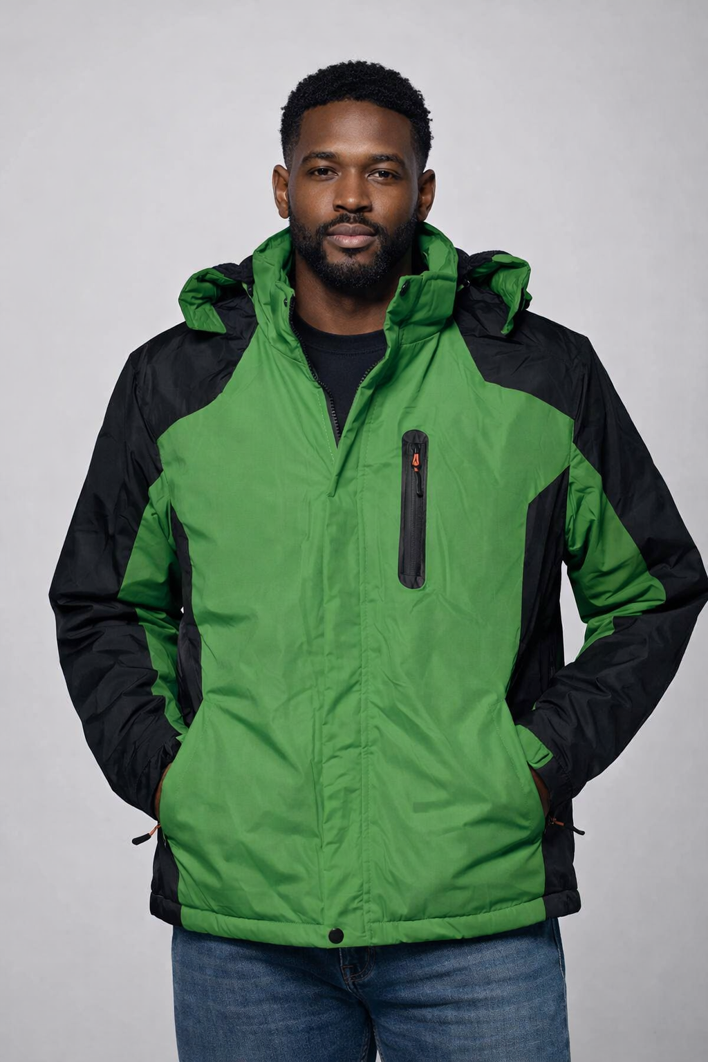 Leehanton Jacket - Men’s - Black/Green