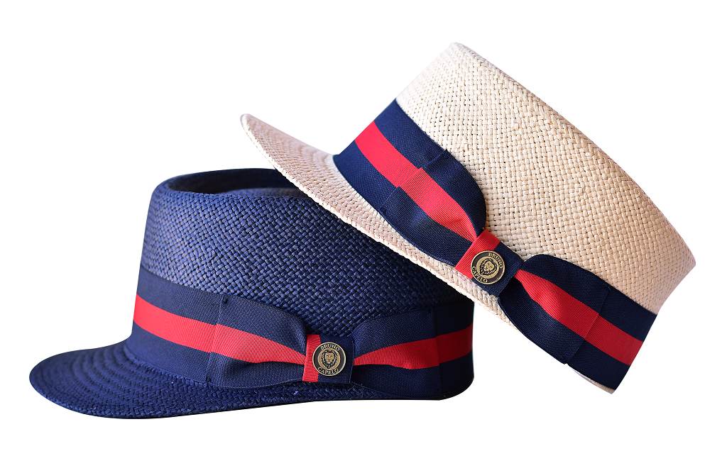 Legionnaire Collection Straw Hat Cadet/Baseball Telescope Crown