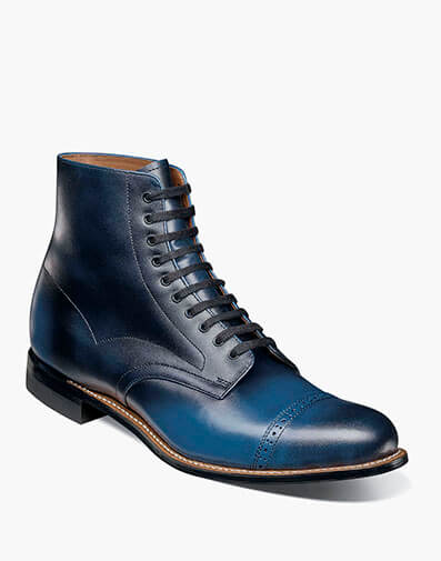 Madison Cap Toe Lace Up Boot - 400