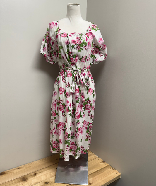 Mlle Gabrielle Floral Midi Dress