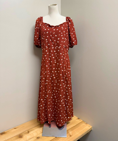 Zenobia Print Midi Dress