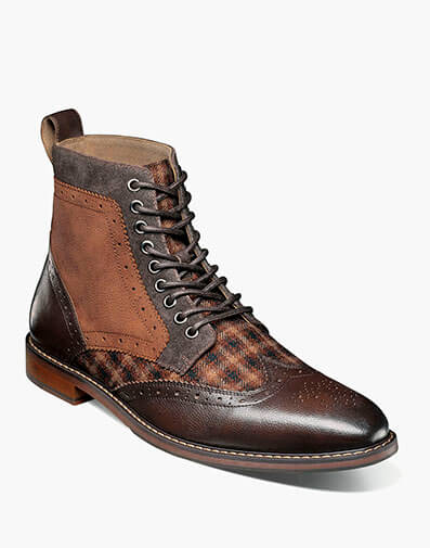 Finnegan Wingtip Lace Up Boot - 249