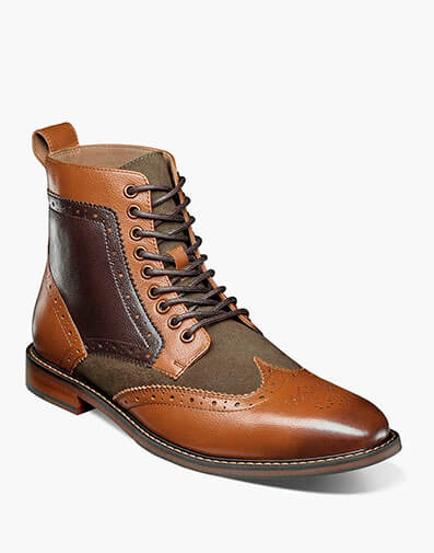 Finnegan Wingtip Lace Up Boot - 302