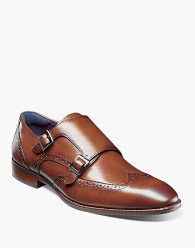 Karson Wingtip Double Monk Strap - 221