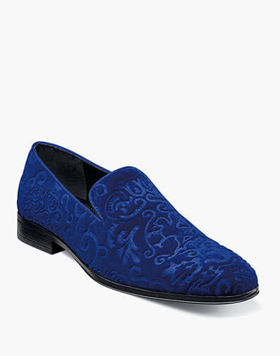 Saunders Debossed Velour Slip On - 432