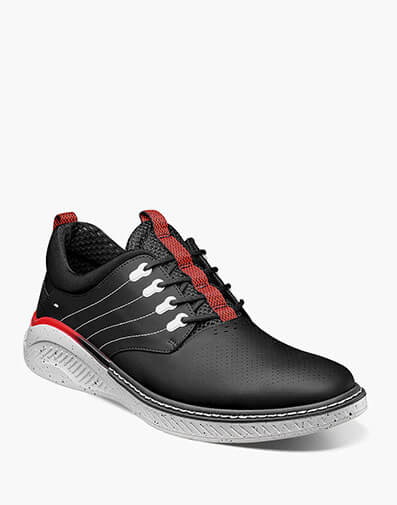 Barna Plain Toe Lace Up - 001
