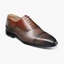 Stacy Adams Reynolds Burgundy Multi Cap Toe Oxford Shoes 25670