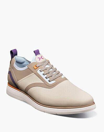 Everidge Plain Toe Elastic Lace Up - 130