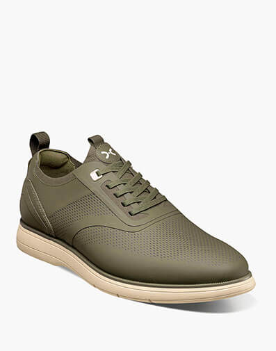 Everidge Plain Toe Elastic Lace Up - 303