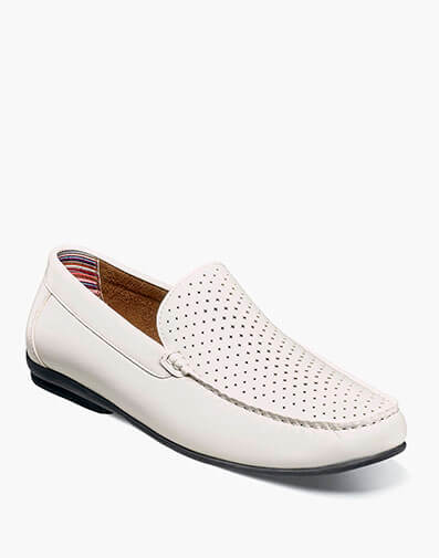 Conroy Moc Toe Perf Slip On - 100