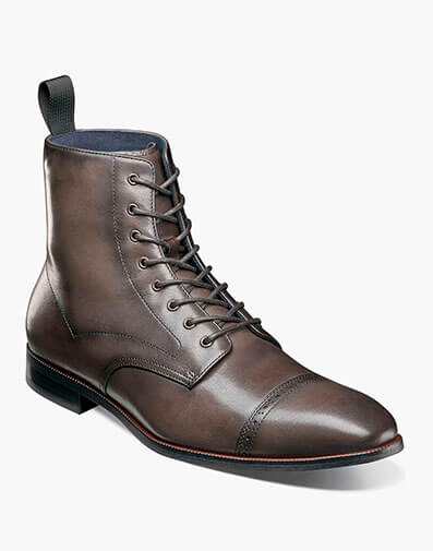 Henry Cap Toe Lace Up Boot - 020