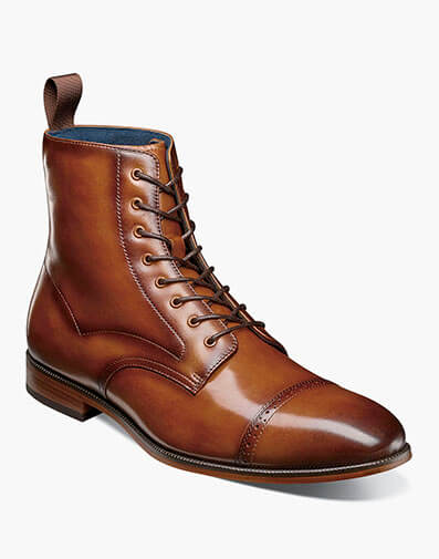 Henry Cap Toe Lace Up Boot - 240