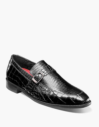 Rubiano Moc Toe Buckle Strap Slip On - 001