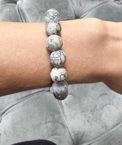 Natural Stone Bead Bracelet