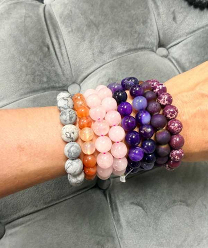 Natural Stone Bead Bracelet