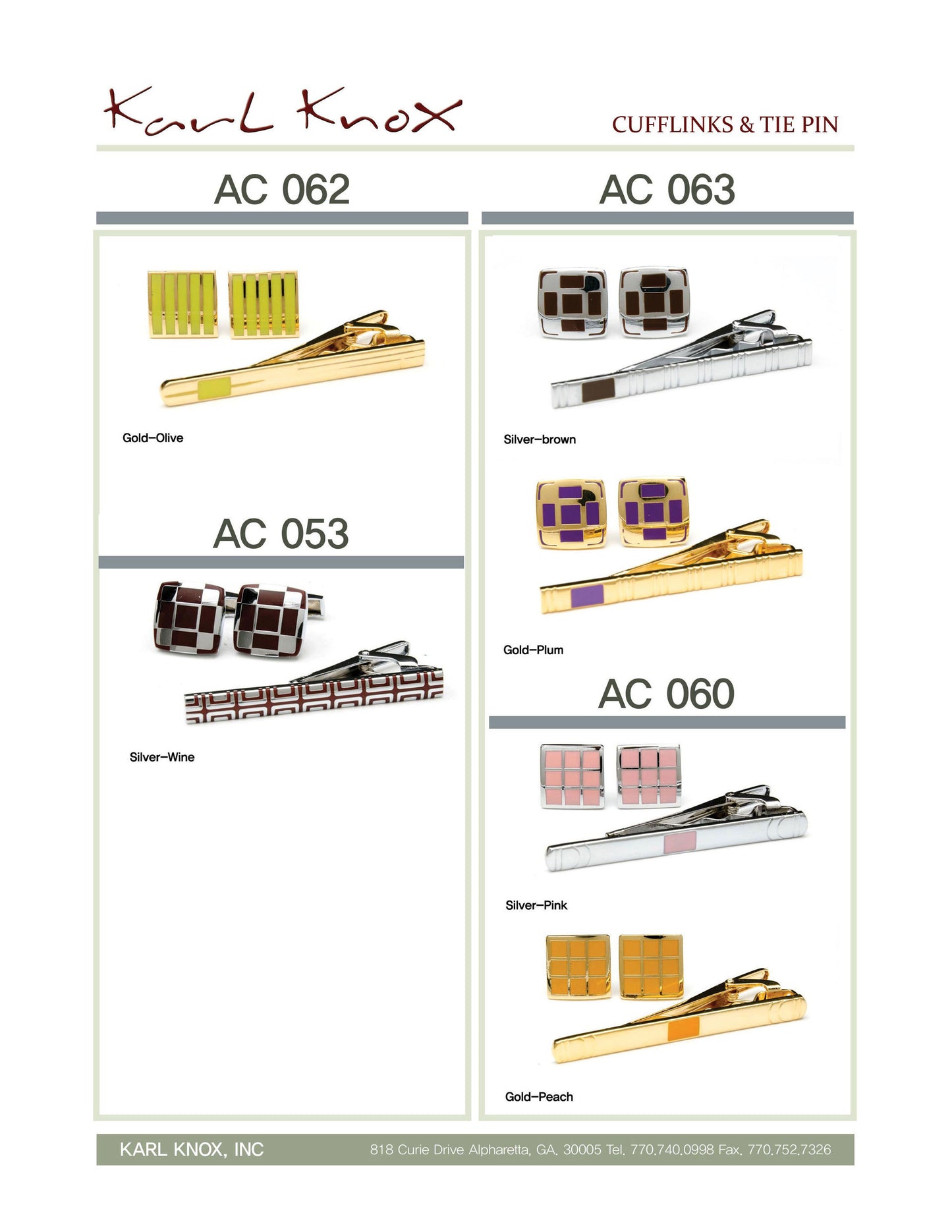 Karol Knox cufflinks