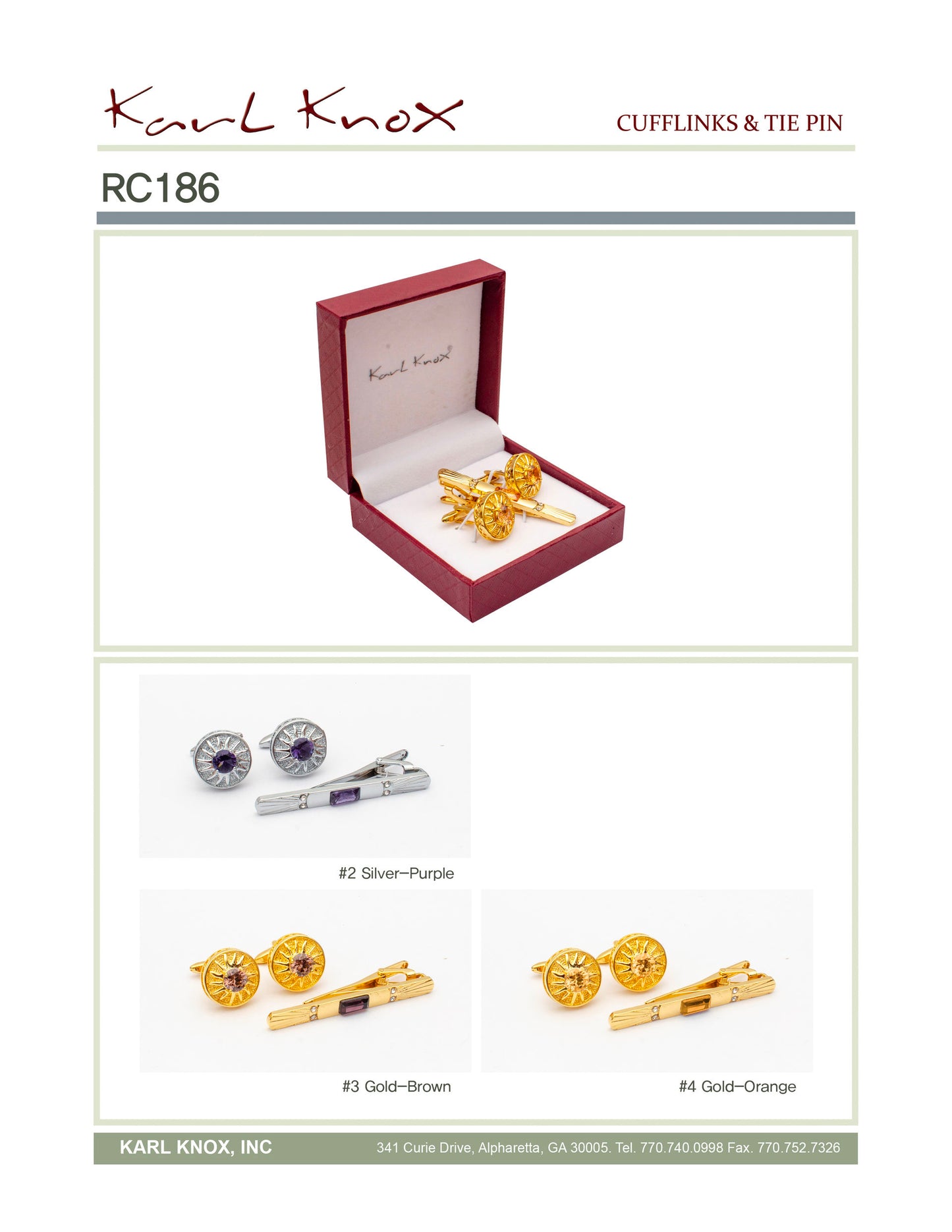 Karol Knox cufflinks