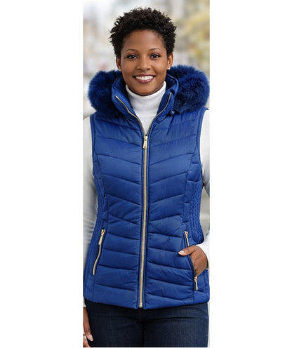 TanBridge Womens Vest with Hood