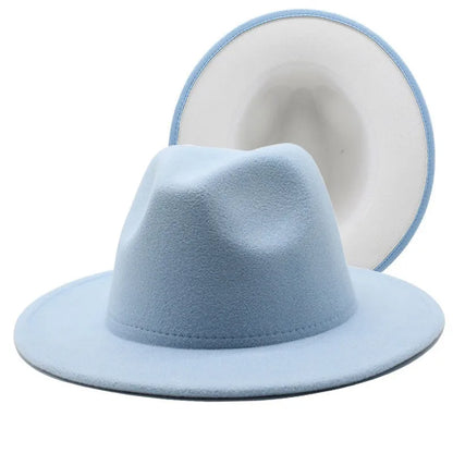 Two-Color Fedora Hat