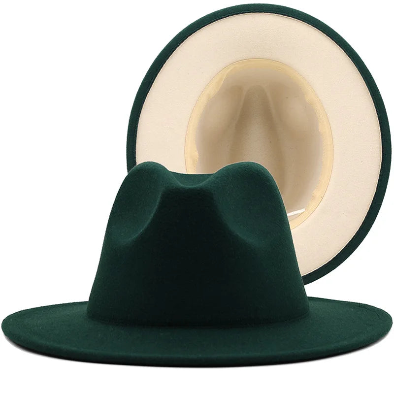 Two-Color Fedora Hat