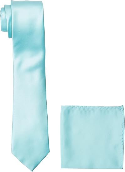 Stacy Adams Men's Satin solid Tie Set