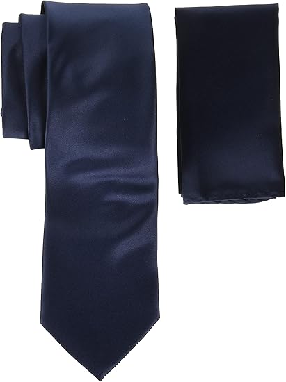 Stacy Adams Men's Satin solid Tie Set