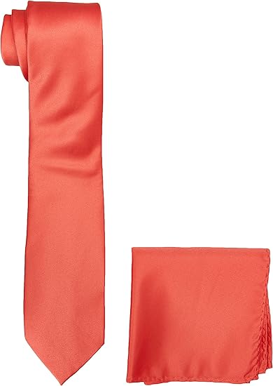 Stacy Adams Men's Satin solid Tie Set