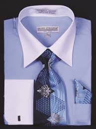 Daniel Ellissa  DS3825P2  French Cuff Men’s Dress Shirt