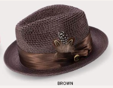 MONTIQUE Solid Color Fedora H-34